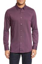Men's Ted Baker London Modern Slim Fit Print Sport Shirt (xxl) - Purple