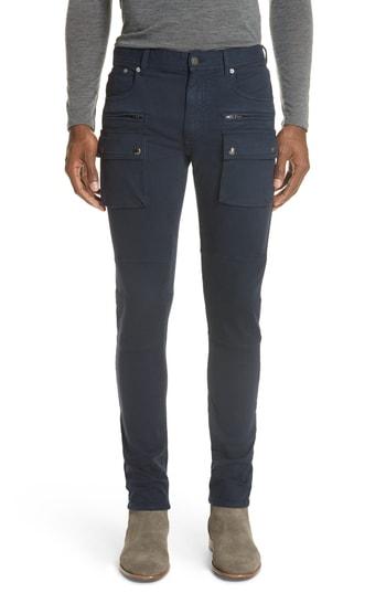 Men's Belstaff Polmont Cargo Denim Jeans - Blue