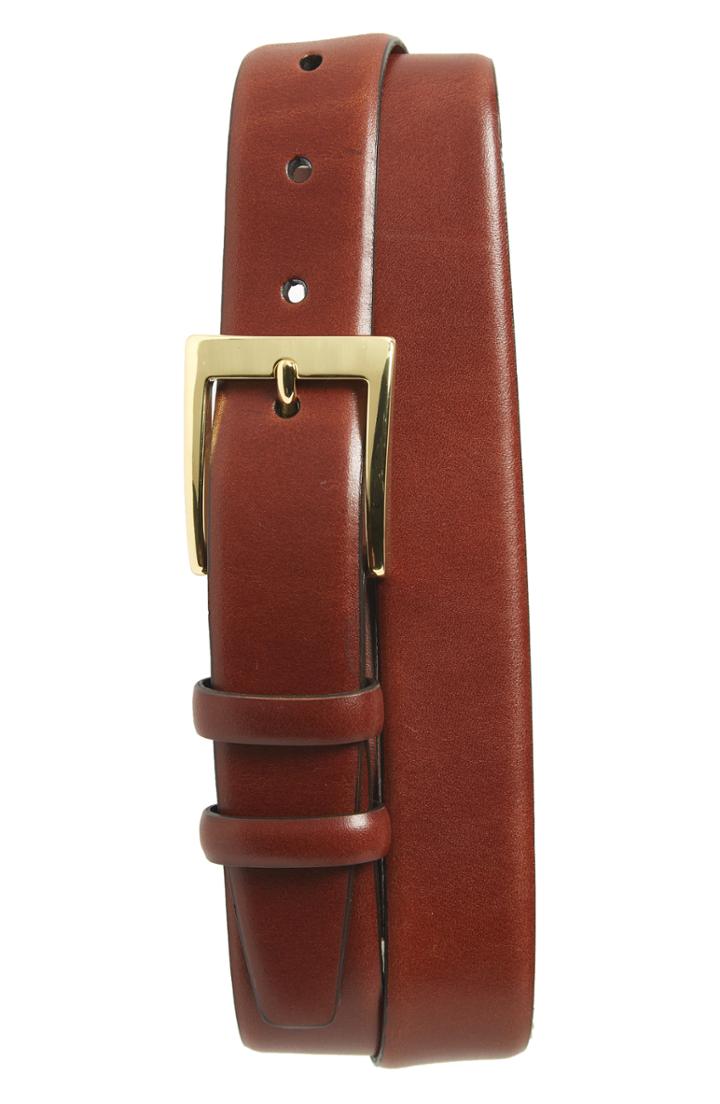 Men's Torino Belts Double Buckle Leather Belt - Chili