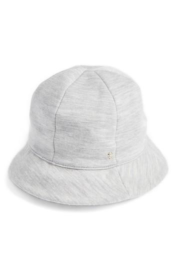 Women's Helen Kaminski Merino Wool Jersey Bucket Hat - Grey