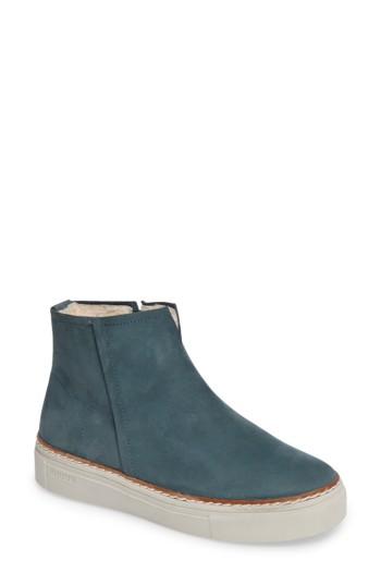 Women's Blackstone Ol27 Genuine Shearling Lined Bootie Eu - Blue