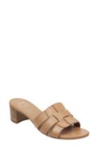 Women's Marc Fisher D Debora Slide Sandal, Size 5.5 M - Beige