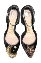 Women's Sam Edelman Tabby Embellished Pump M - Black