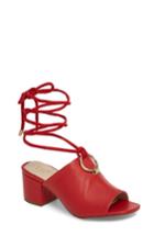 Women's E8 By Miista Mason Ankle Tie Sandal .5us / 36eu - Red