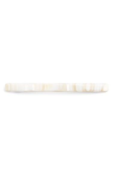 France Luxe Long Skinny Barrette, Size - Ivory