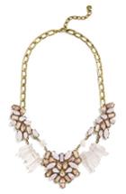 Women's Baublebar Lyla Crystal & Quartz Bib Necklace