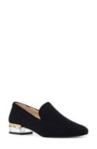 Women's Nine West Umissit Clear Heel Loafer .5 M - Black