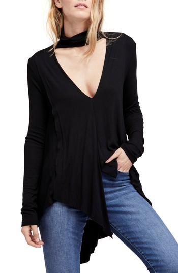 Women's Free People Uptown Turtleneck Top, Size - Black