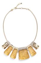 Women's Alexis Bittar Lucite Crystal Accent Crystal Collar Necklace