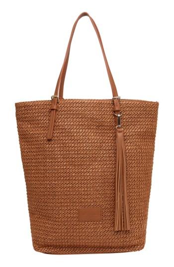 Urban Originals St. Barth's Vegan Leather Tote - Brown