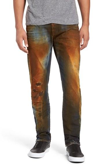 Men's Prps 'demon' Slim Straight Leg Jeans - Blue