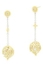 Women's Freida Rothman Fleur Bloom Ball Drop Earrings