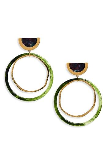 Women's Loren Olivia Drop Hoop Earrings (nordstrom Exclusive)