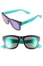 Women's Havaianas Paraty 50mm Retro Sunglasses - Black/ Turquoise