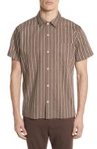 Men's A.p.c. Wonder Sport Shirt - Brown