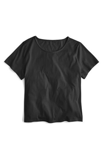 Women's J.crew New Crewneck Tee - Black