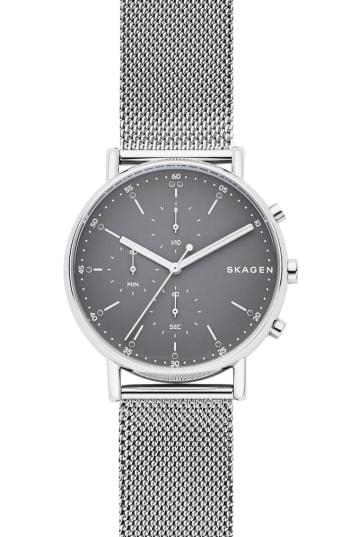 Men's Skagen Signatur Chronograph Mesh Strap Watch, 40mm