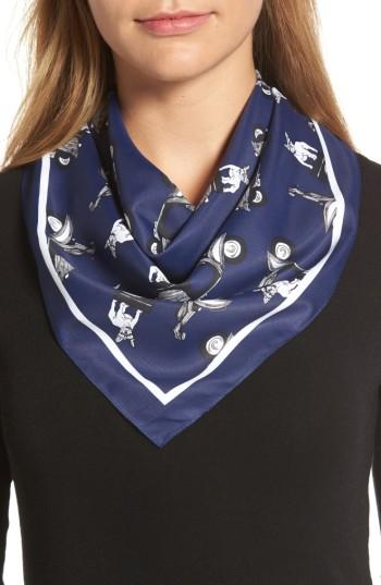 Women's Bcbg Boston Terrier Bandana, Size - Blue