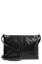 Treasure & Bond Marlow Glazed Leather Crossbody Bag - Black