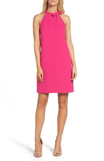 Women's Maggy London Scuba Shift Dress - Pink