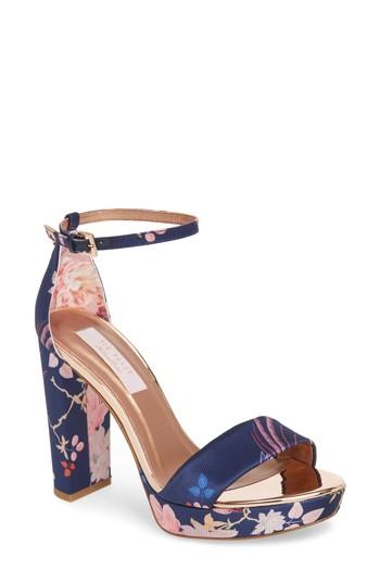 Women's Ted Baker London Junaa Sandal M - Blue