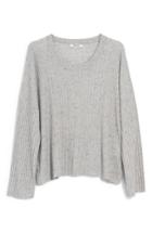 Women's Madewell Relaxed Crewneck Sweater, Size - Grey