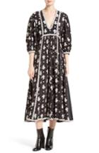 Women's La Vie Rebecca Taylor Blanche Fleur Cotton Midi Dress