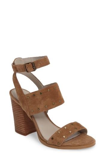 Women's Hinge Corrine Ankle Strap Sandal M - Beige