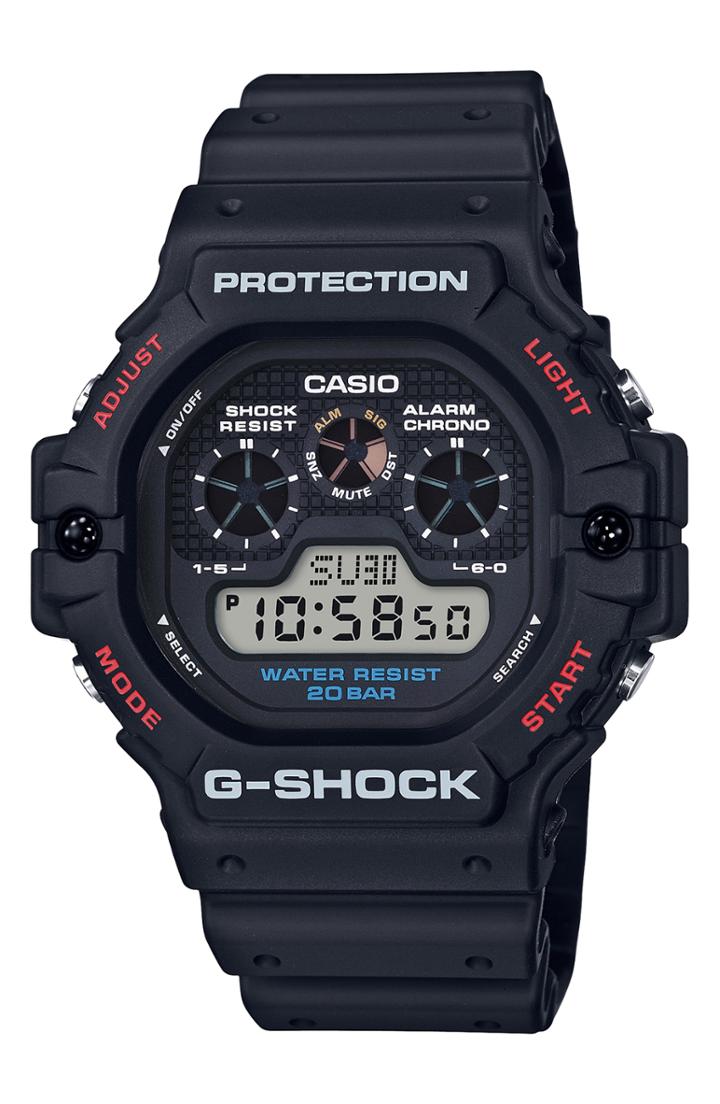 Men's G-shock Digital Resin Strap Watch, 44mm