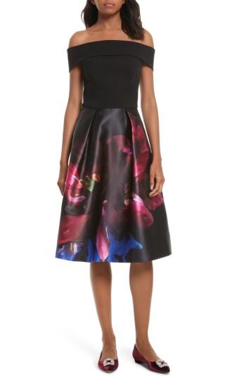 Women's Ted Baker London Kimey Impressionist Fit & Flare Dress