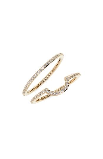 Women's Nadri Neo Geo Set Of 2 Crystal Rings