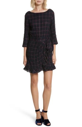 Women's La Vie Rebecca Taylor Metallic Plaid Dress