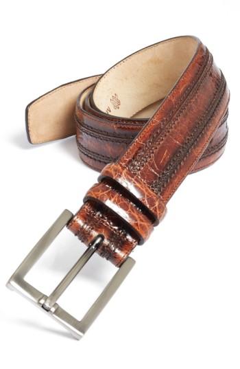Men's Mezlan Crocodile Belt - Sport
