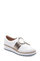 Women's Bernardo Footwear Susan Wedge Sneaker M - White