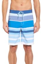 Men's Vineyard Vines Placed Stripe Board Shorts - White