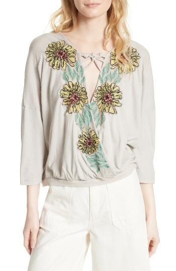 Women's Free People Gotta Love It Embroidered Top