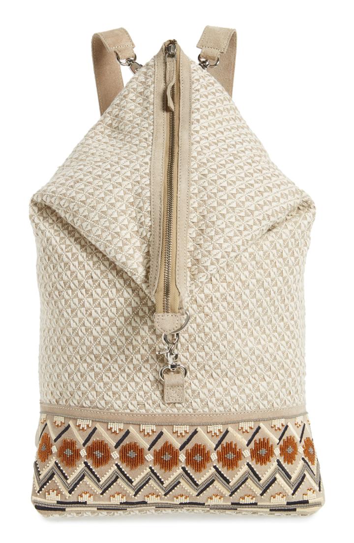 Ten79la Large Suede Backpack -