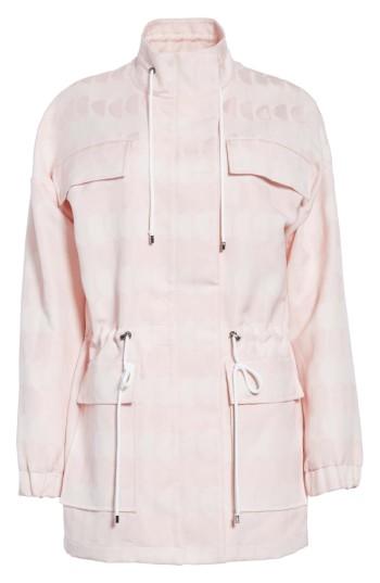 Women's St. John Collection Textured Jacquard Jacket, Size - Pink