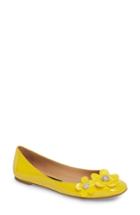 Women's Marc Jacobs Daisy Studded Ballet Flat .5us / 36.5eu - Yellow