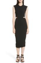 Women's T By Alexander Wang Cutout Stretch Jersey Dress