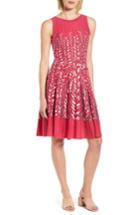 Women's Nic+zoe Tango Twirl Fit & Flare Knit Dress - Pink