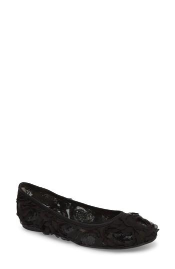 Women's Adrianna Papell Bernadette Flat .5 M - Black