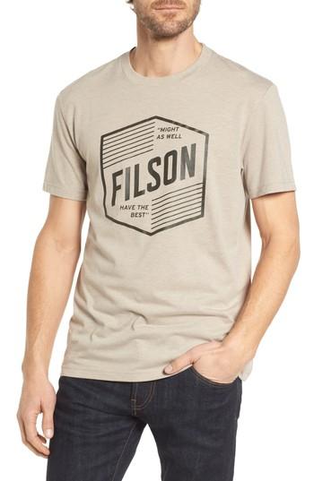 Men's Filson Buckshot T-shirt - Burgundy