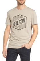 Men's Filson Buckshot T-shirt - Burgundy