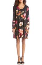 Women's Karen Kane Taylor Floral Print Dress - Red