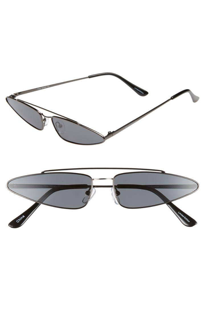 Women's Prive Revaux The Milan 62mm Sunglasses - Gunmetal/ Black