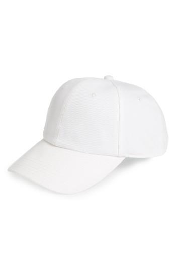Women's Treasure & Bond Canvas Baseball Cap - White