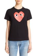 Women's Comme Des Garcons 'play' Heart Print T-shirt