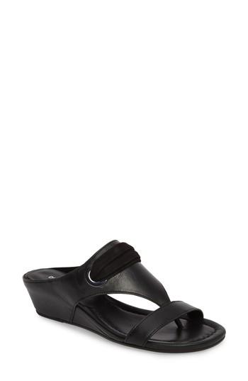 Women's Donald Pliner Dionne Wedge Sandal M - Black