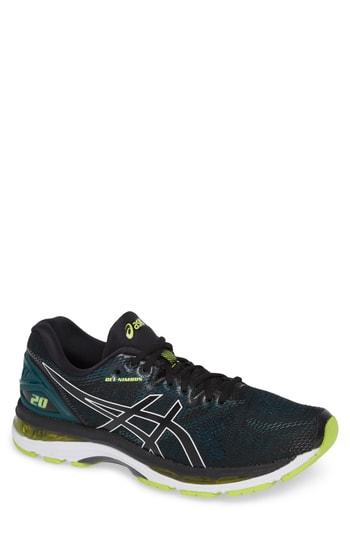 Men's Asics Gel-nimbus 20 Running Shoe .5 M - Black